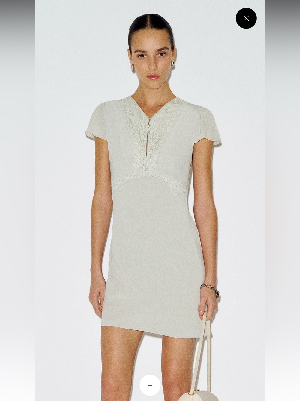 Reformation Kasia Dress Blue - Size S